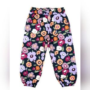 Jan & Jul NWOT Kids Single Layer Rain Pants | Winter Flowers - 8 Yrs